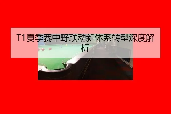T1夏季赛中野联动新体系转型深度解析